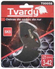 Tvardy Náhradná čepeľ pre nožnice na PVC rúrky T00055, priemer 0 - 42 mm, TVARDY