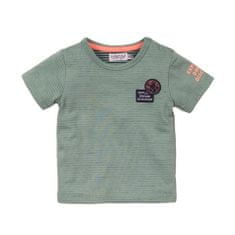 Dirkje chlapčenské tričko s prúžkami VD0228A 86 zelená