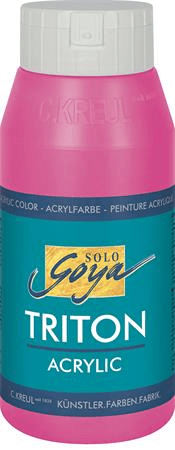 KREUL Akrylová farba "TRITON SOLO GOYA", fialovo červená, 750 ml