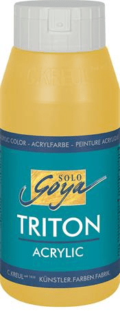 KREUL Akrylová barva "TRITON SOLO GOYA", zlatá, 750 ml