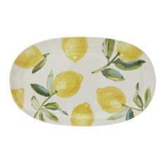 Decor By Glassor Servírovací tanier s citrónmi