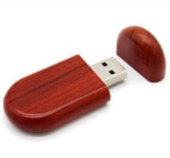 CTRL+C Drevený USB OVÁL CHERRY, 8 GB, USB 2.0