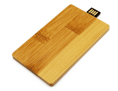 CTRL+C USB KARTA drevo BAMBUS carbon, 16 GB, USB 2.0