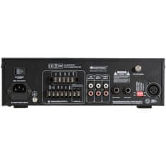 Omnitronic CPZ-60P PA, 100V 4-zónový mixážny zosilňovač, 120W, BT/MP3/FM