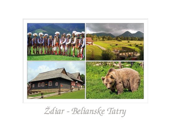 tvorme pohľadnica Ždiar - Belianske Tatry I (Vysoké Tatry)