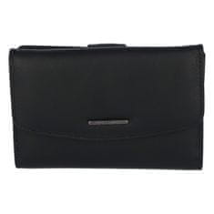 Bellugio Elegantná kožená peňaženka Petra, čierna