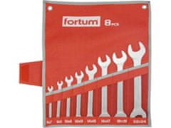 Fortum Vidlicové kľúče 6-7/8-9/10-11/12-13/14-15/16-17/18-19/22-24mm, 8ks