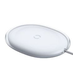 BASEUS Jelly Wireless bezdrôtová nabíjačka 15W, biela