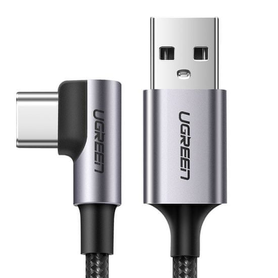 Ugreen kábel USB / USB-C 3A 1m, čierny/sivý