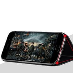 IZMAEL Puzdro Clear View pre Motorola Moto G9 Plus - Čierna KP24434