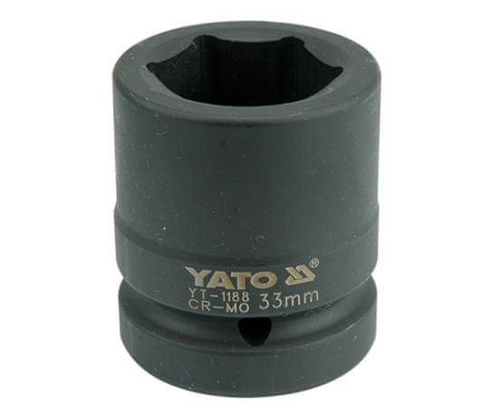 YATO Nadstavec 1" rázový šesťhranný 33 mm CrMo