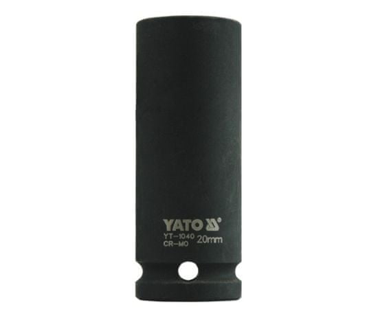 YATO Nadstavec 1/2" rázový šesťhranný hlboký 20 mm CrMo