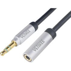 Yenkee AV kabel YCA 222 BSR kabel AUX M/F 2m kov.