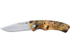 Extol Craft Nož zatvárací s poistkou, dĺžka 115/195mm, hrúbka čepele 3mm, antikoro/ABS
