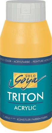KREUL Akrylová farba "TRITON SOLO GOYA", kukurica žltá, 750 ml