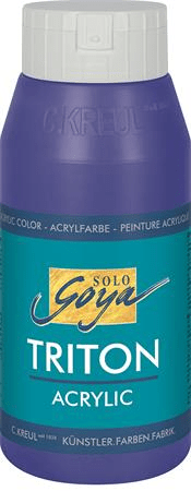 KREUL Akrylová barva "TRITON SOLO GOYA", fialová, 750 ml