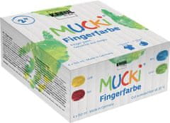 KREUL Sada prstových farieb "Muck", 4 farby
