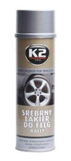 K2 K2 SILVER LACQUER FOR WHEELS RALLY 500 ml - strieborný lak na kolesá
