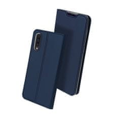 Dux Ducis Skin Pro knižkové kožené puzdro na Samsung Galaxy A20s, modré