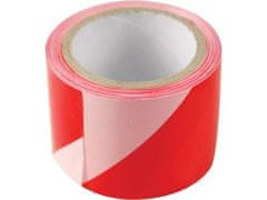 Extol Craft Výstražná páska (9565) 75mmx100m, PE, červeno-biela