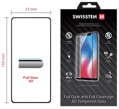 SWISSTEN Ochranné sklo Ultra Durable 3D Samsung M515 Galaxy M51 64701870, čierne
