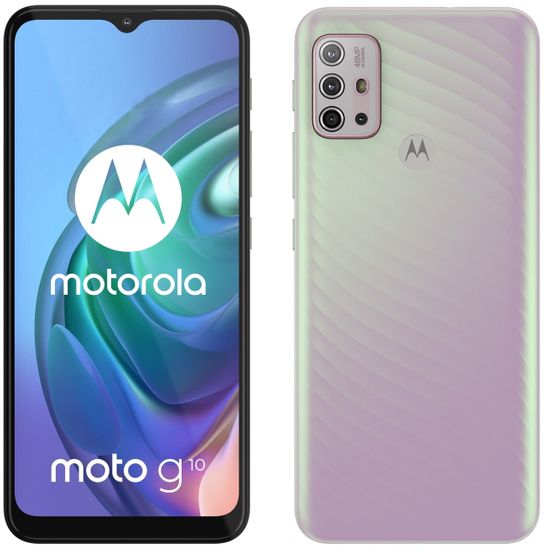 Motorola Moto G10, 4GB/64GB, Iridescent Pearl
