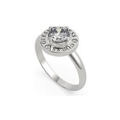 Guess Elegantný oceľový prsteň s kryštálom UBR20046 (Obvod 56 mm)