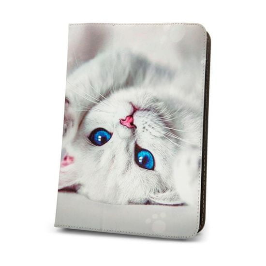 Forever Knížkové pouzdro (Fashion) Cute Kitty univerzální 9-10″ GSM094417 - použité