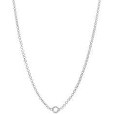 Rosato Strieborný náhrdelník s krúžkom na prívesky Storie RZC003