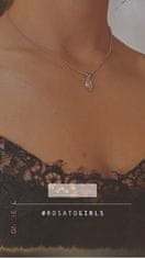 Rosato Bronzový náhrdelník s krúžkom na prívesky Storie RZC006