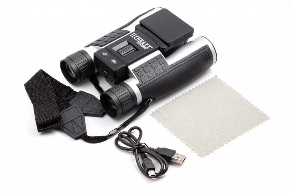 Technaxx Ďalekohľad FullHD kamera s displejom, 4 × zoom (TX-142) čierna