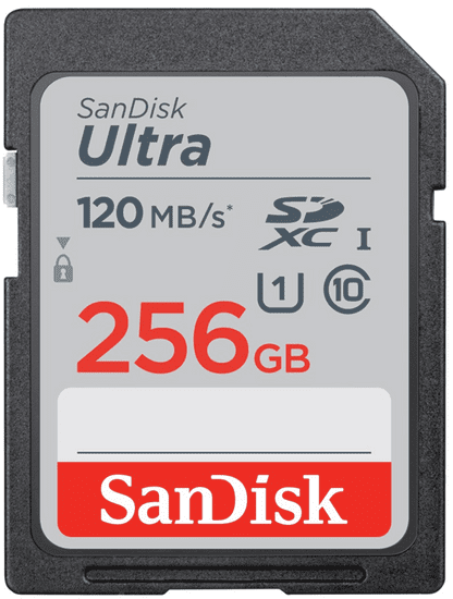 SanDisk SDXC Ultra 256GB 120MB/s (SDSDUN4-256G-GN6IN)