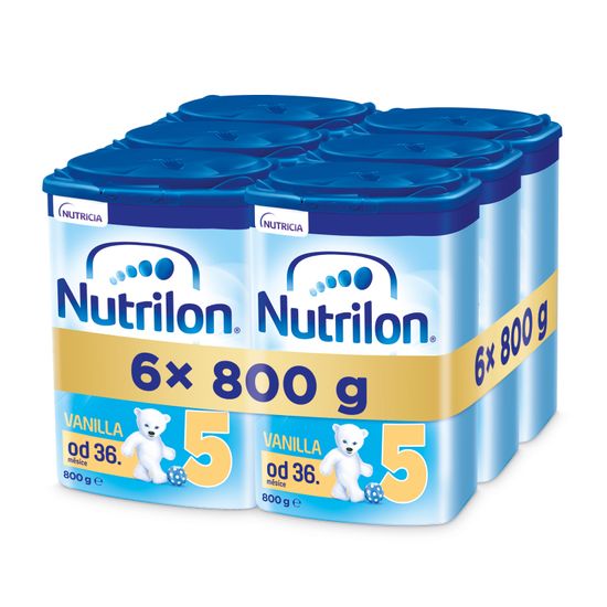 Nutrilon 5 Vanilla detské mlieko 6x 800g, 36+