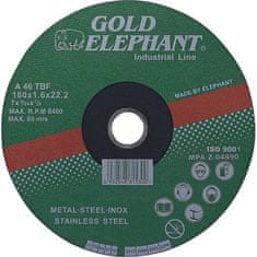 Strend Pro Kotúč Gold Elephant 41AA 115x1,0x22,2 mm, rezný na kov a nerez A46TBF