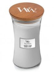 Woodwick Vonná sviečka váza veľká Lavender & Cedar 609,5 g