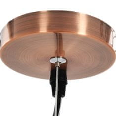 Vidaxl Závesná lampa 2 ks priehľadná 30 cm okrúhla E27