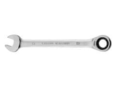 Extol Premium Kľúč očko-vidlicový, račňový, 72 zubov, Cr-V, 15mm