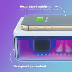 commshop Newím box 2v1 - UV sanitizér a bezdrôtová nabíjačka