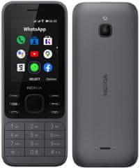 Nokia 6300 4G, 512MB/4GB, Charcoal