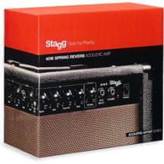 Stagg 40 AA R, kombo pre elektroakustickú gitaru, 40W