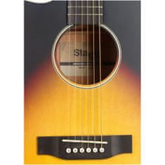 Stagg SA35 ACE-VS LH, elektroakustická gitara typu Auditorium, ľavoruká