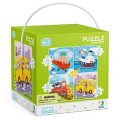 TM Toys TM Toys Dodo Puzzle 4v1 Transport