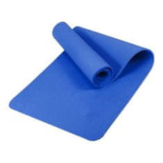 MG Gymnastic Yoga Premium protišmyková podložka na cvičenie 10mm + obal, modrá