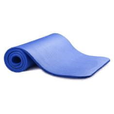 MG Gymnastic Yoga Premium protišmyková podložka na cvičenie 10mm + obal, modrá