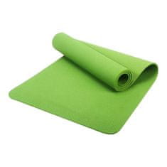 MG Gymnastic Yoga Premium protišmyková podložka na cvičenie 10mm + obal, zelená