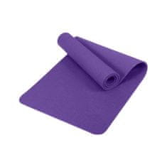 MG Gymnastic Yoga Premium protišmyková podložka na cvičenie 10mm + obal, fialová