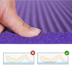 MG Gymnastic Yoga Premium protišmyková podložka na cvičenie 10mm + obal, zelená