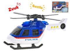 Mikro Trading Vrtuľník polícia s efektmi 18cm