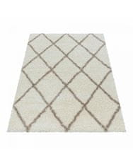 Ayyildiz AKCIA: 80x250 cm Kusový koberec Alvor Shaggy 3401 cream 80x250
