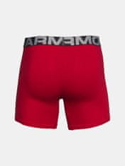 Under Armour Boxerky UA Charged Cotton 6in 3 Pack-RED L